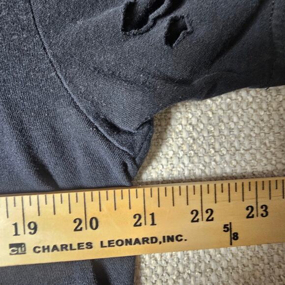 Lady Gaga Black Alejandro T-Shirt PTP 21 Length 27 No Tags - Picture 4 of 7